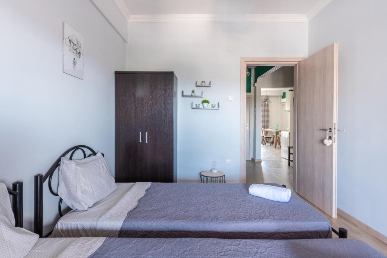 90m² 2 slaapkamer, 1 privé badkamer Appartement in Vadaris-Dikastiria district Thessaloniki Buitenkant foto