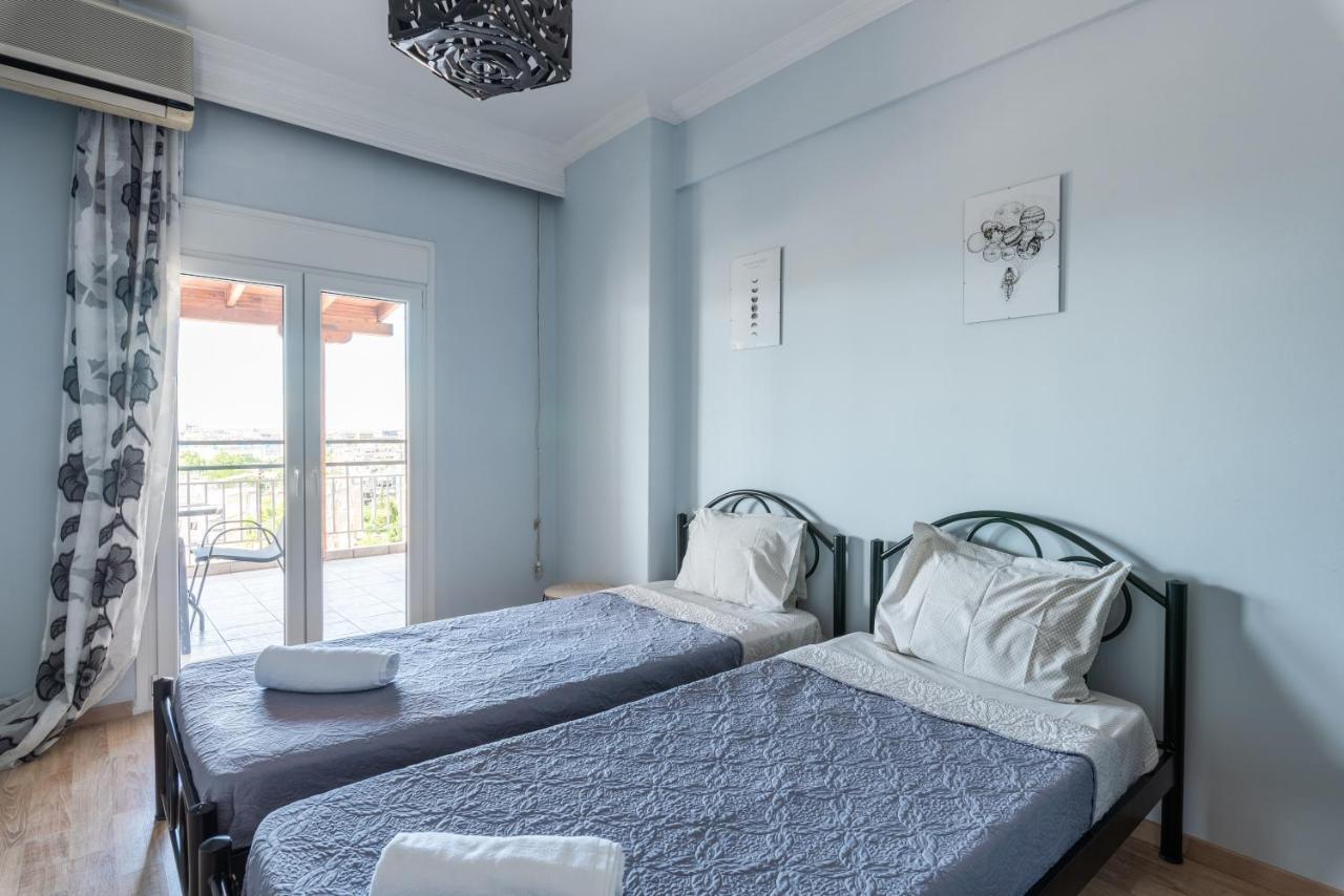 90m² 2 slaapkamer, 1 privé badkamer Appartement in Vadaris-Dikastiria district Thessaloniki Buitenkant foto