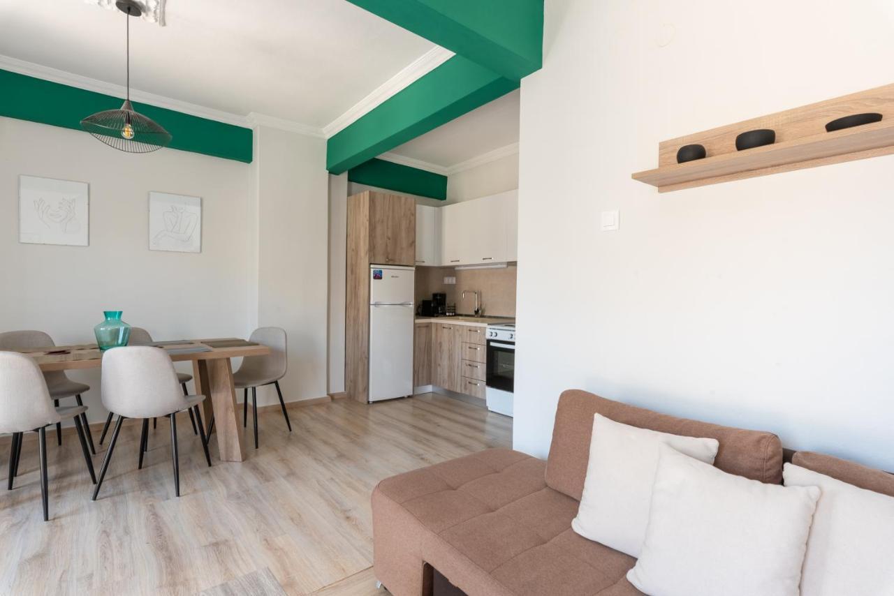 90m² 2 slaapkamer, 1 privé badkamer Appartement in Vadaris-Dikastiria district Thessaloniki Buitenkant foto