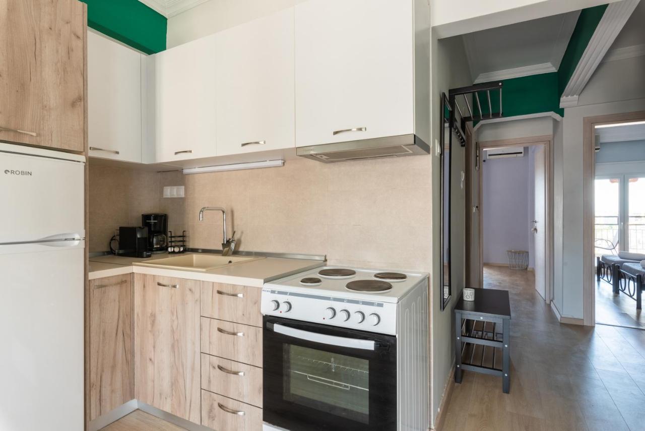 90m² 2 slaapkamer, 1 privé badkamer Appartement in Vadaris-Dikastiria district Thessaloniki Buitenkant foto