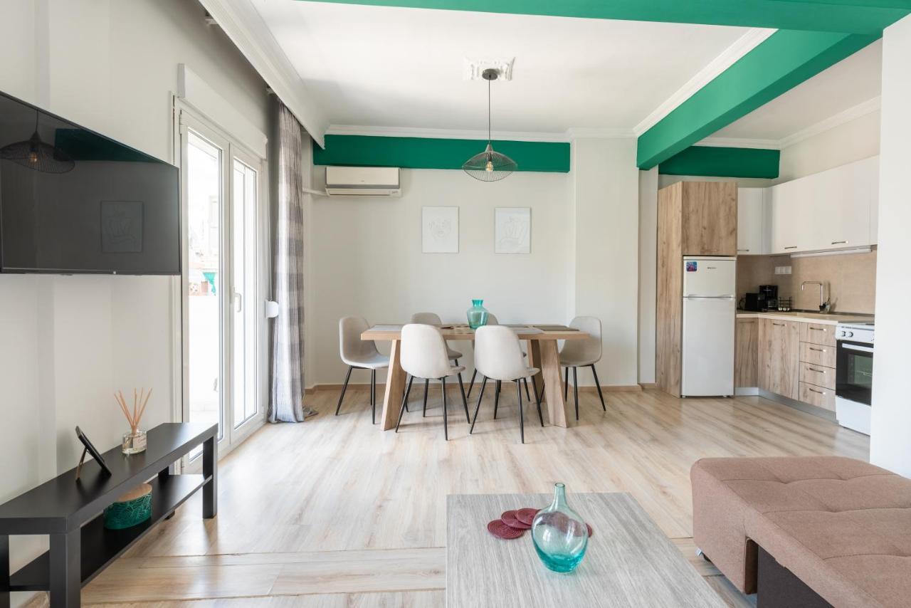 90m² 2 slaapkamer, 1 privé badkamer Appartement in Vadaris-Dikastiria district Thessaloniki Buitenkant foto