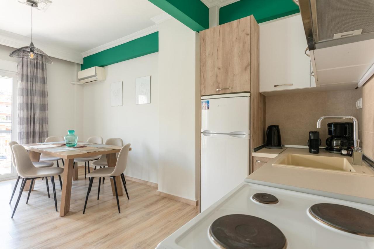 90m² 2 slaapkamer, 1 privé badkamer Appartement in Vadaris-Dikastiria district Thessaloniki Buitenkant foto