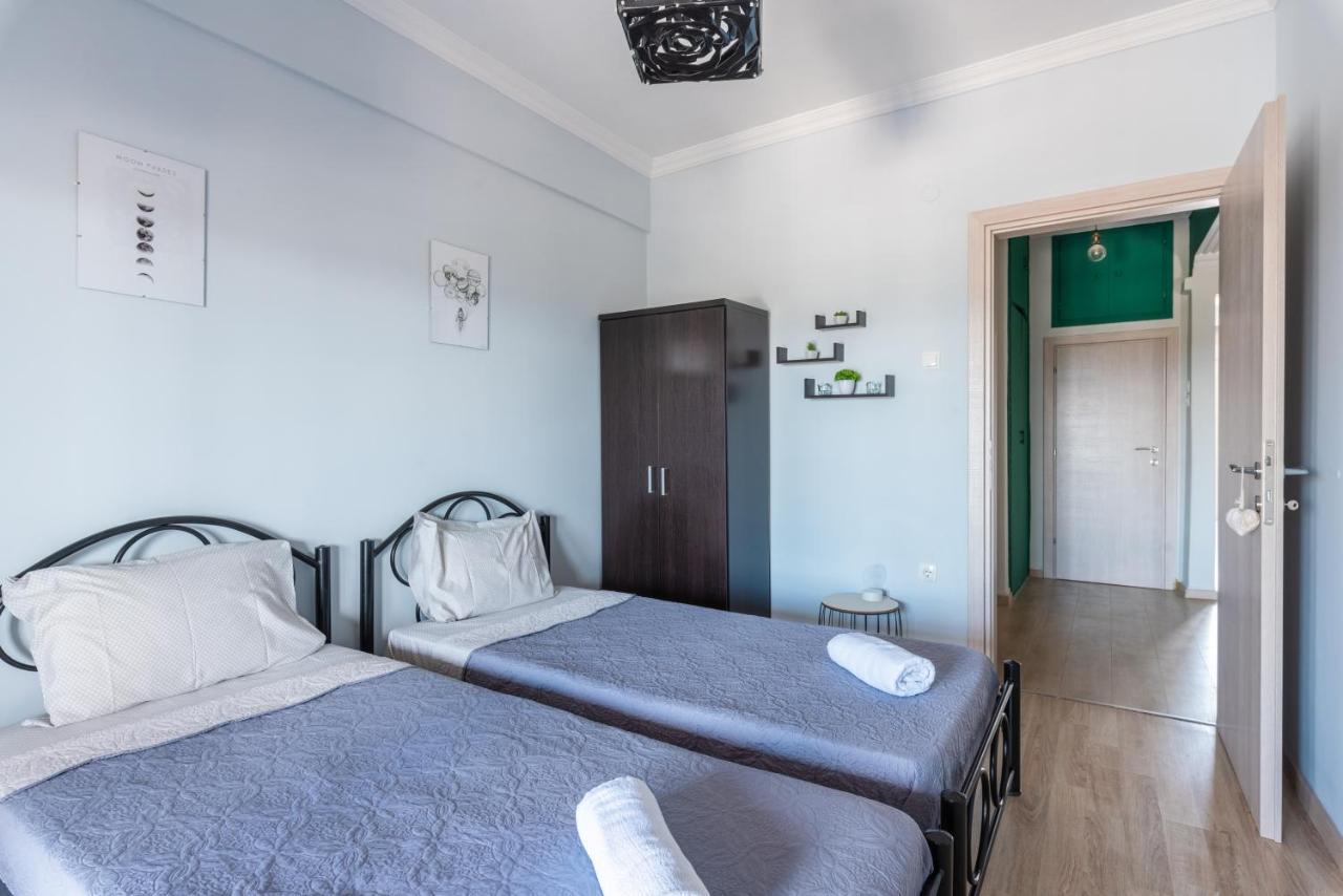 90m² 2 slaapkamer, 1 privé badkamer Appartement in Vadaris-Dikastiria district Thessaloniki Buitenkant foto