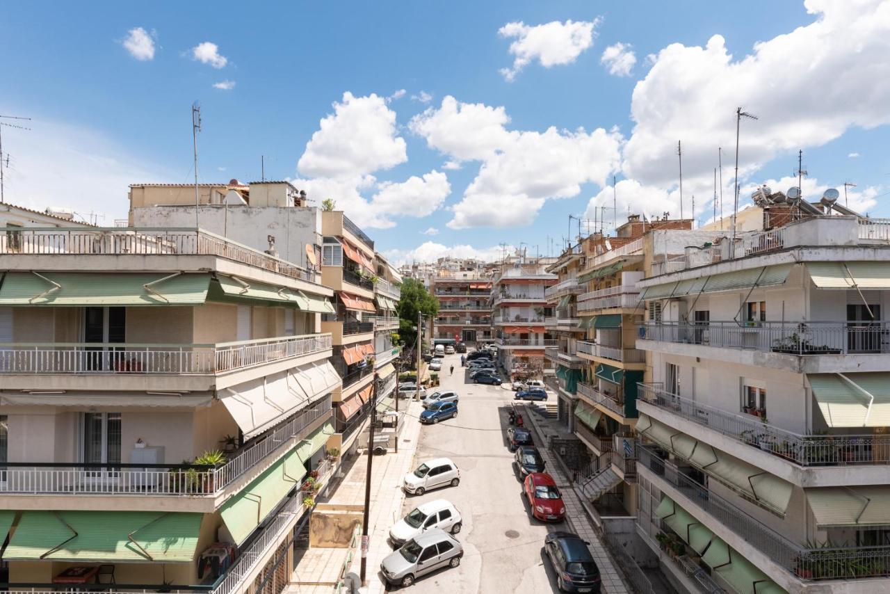 90m² 2 slaapkamer, 1 privé badkamer Appartement in Vadaris-Dikastiria district Thessaloniki Buitenkant foto